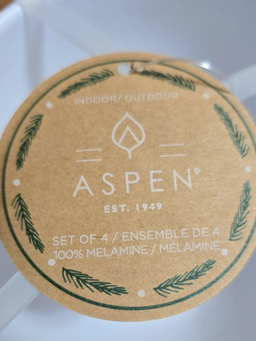 Aspen Home Winter Forest Ramekin Melamine Bowls